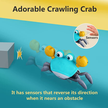 Interactive Crawling Crab Baby Toy – Tummy Time & Early Development Aid