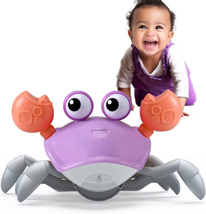 Interactive Crawling Crab Baby Toy – Tummy Time & Early Development Aid