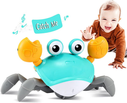 Interactive Crawling Crab Baby Toy – Tummy Time & Early Development Aid