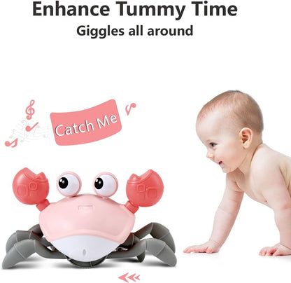 Interactive Crawling Crab Baby Toy – Tummy Time & Early Development Aid