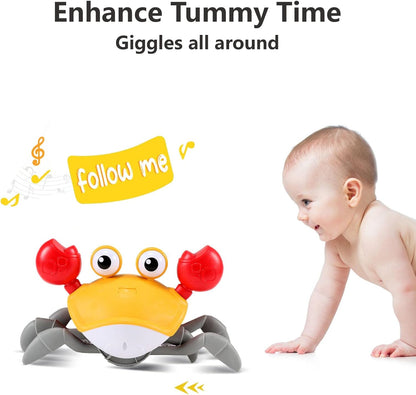 Interactive Crawling Crab Baby Toy – Tummy Time & Early Development Aid