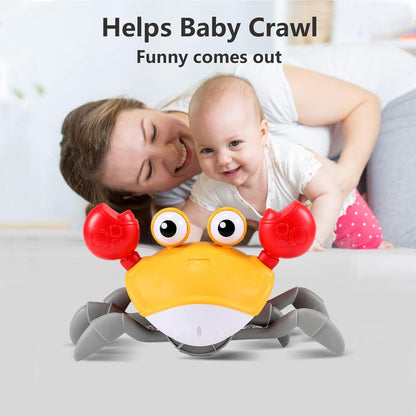 Interactive Crawling Crab Baby Toy – Tummy Time & Early Development Aid