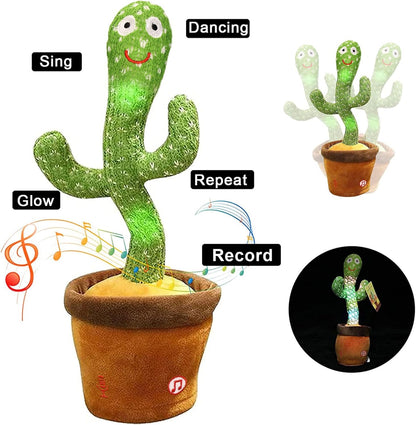 Talking Cactus Plush – Repeats What You Say & Dances