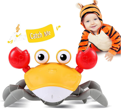 Interactive Crawling Crab Baby Toy – Tummy Time & Early Development Aid