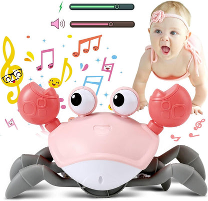Interactive Crawling Crab Baby Toy – Tummy Time & Early Development Aid