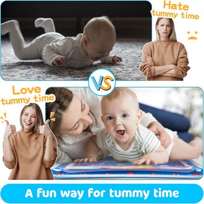 Tummy Time Water Play Mat – Sensory Development for Babies