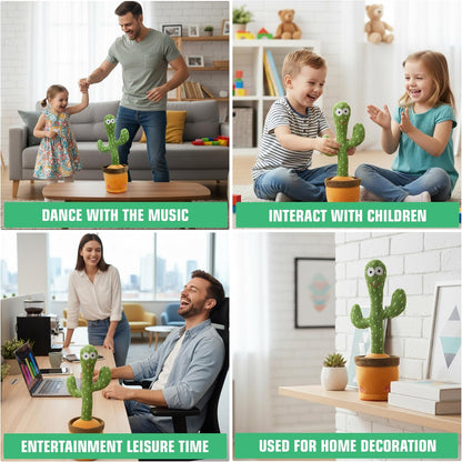 Talking Cactus Plush – Repeats What You Say & Dances