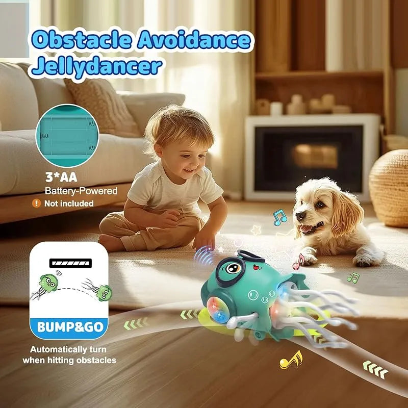 Interactive Dancing Jellyfish™ – Musical Baby Toy with Lights & Movement